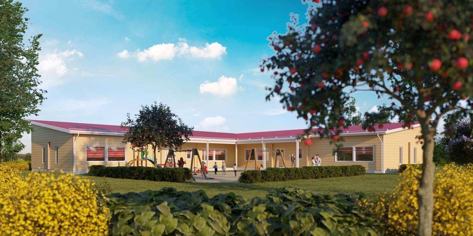 Honkarakenne Delivers 34 Log Daycare Centres In Finland Honka Ca