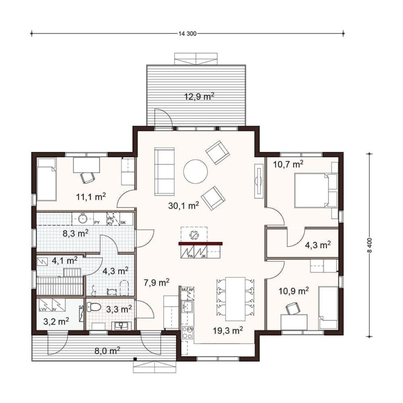 Ett timmerhus – designa ditt drömhus efter en modell i vår portfölj