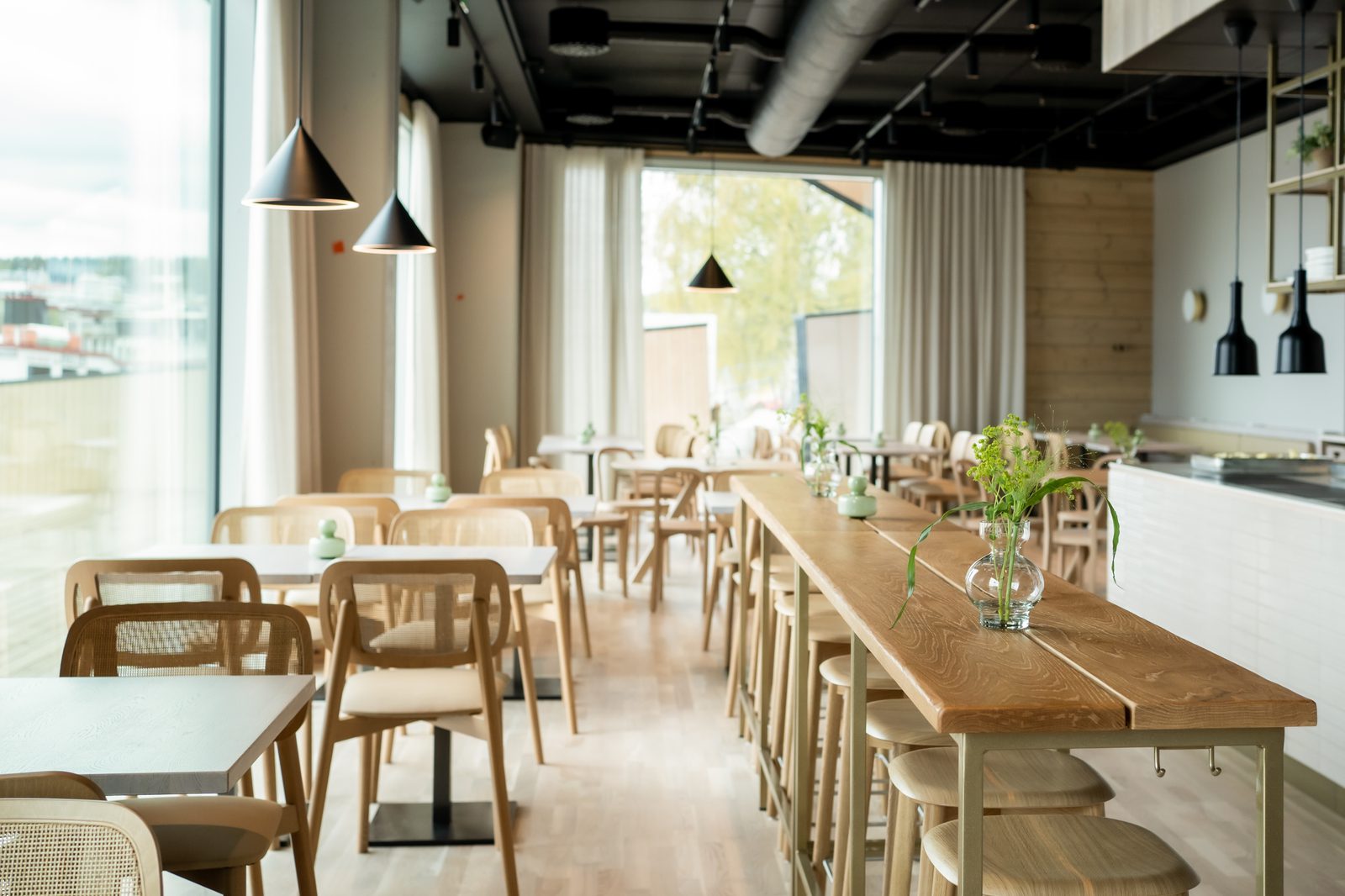 Horkey Kitchen Log-built restaurants and cafes - Honka