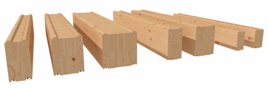 Honka Logs - modern house construction with Honka CLT Logs