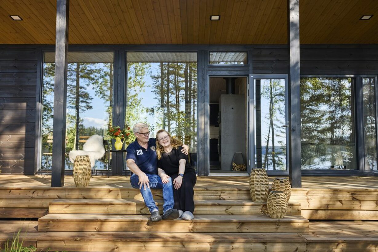 Nordic Tiny Cabin on an Island – 65 m² Honka Rock Retreat